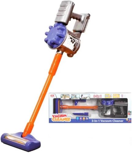 Vacuum Cleaner Pilli Kablosuz Oyuncak Dikey Elektrik Süpürgesi