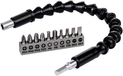 Professional Accessories Vidalama Ucu, Gri, 11 Adet