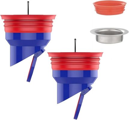 2 ADET Duş Zemin Boşaltma Geri Akış Önleyici, Tahliye Vanası Kanalizasyon Çekirdeği, Zemin Su Drenajı için Silikon Koku Önleyici Tapa, Evrensel 50 Tüp 40 Tüp