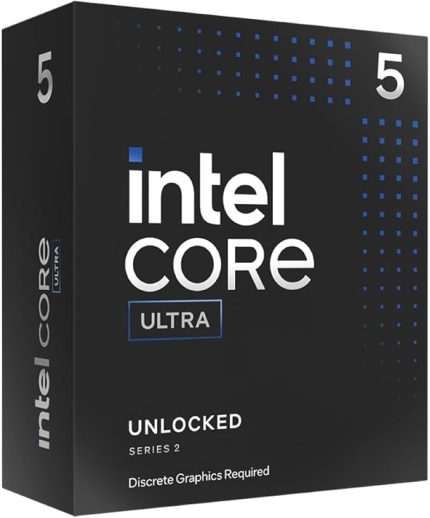 Core™ Ultra 5 masaüstü işlemci, 245 KF 14 çekirdek (6 P çekirdek + 8 E-çekirdek) 5,2 GHz'e kadar