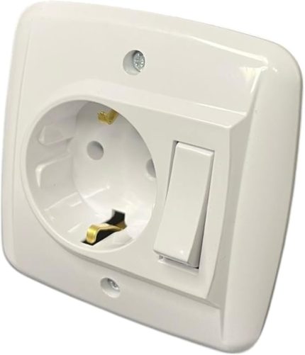 Banyo Dolabı Mobilya Anahtarlı Topraklı Prizi 81301