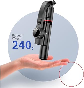 Gimble Dengeleyici Otomatik Denge Sabitleyici Alüminyum Çubuk Teleskopik Selfie Sopa Video İstikrarlı Çekim Tripod Telefon Smartphone için L19 - Görsel 4