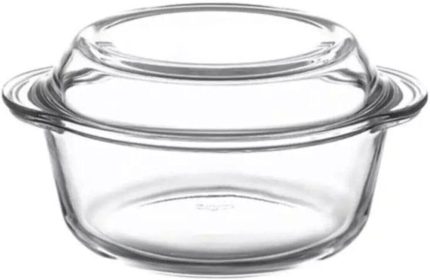 59023 Borcam Yuvarlak Kapaklı Tencere 1450 Cc