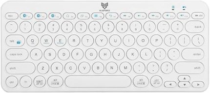 Bt-k95 Bluetooth Bağlantılı Taşınabilir Sessiz Slim Sessiz Klavye Beyaz Telefon Tablet Mac Uyumlu