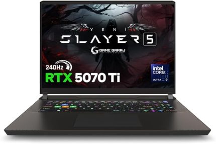 Garaj Slayer5 9XL-5070TI C1 Intel Ultra 9 275HX 32GB RAM 1TB SSD RTX5070Ti 17" 240Hz QHD+ FreeDOS Gaming Laptop
