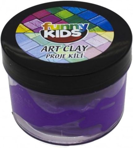 Funny Kids Art Clay Proje Kili 40cc - Mor