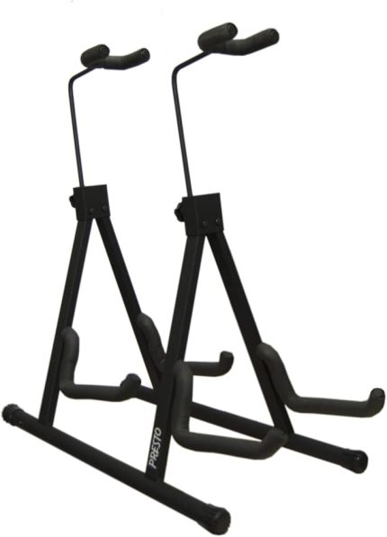 Çiftli Sap Dayamalı Gitar Sehpası Standı