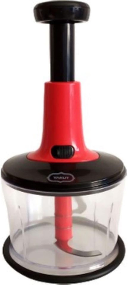 Basmalı El Rondosu Çelik Bıçaklı Kırmızı