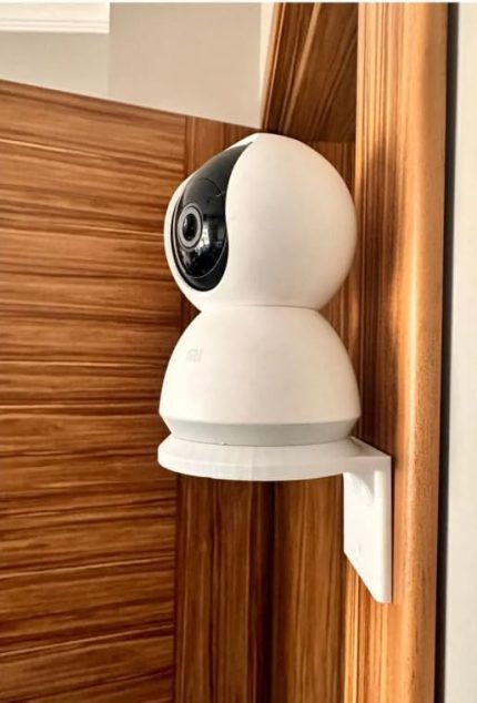 Kamera Stand, 1080p WiFi Kamera Tutucu, Bebek Kamera Standı, İç Mekan Kamera Tutucu, Evcil Hayvan Kamerası Stand 360 Kamera Duvar Askı Standı Beyaz