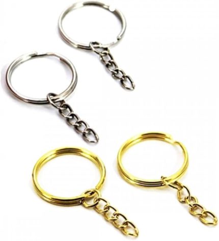 Anahtarlık Zinciri (50 Adet) Küçük Gümüş