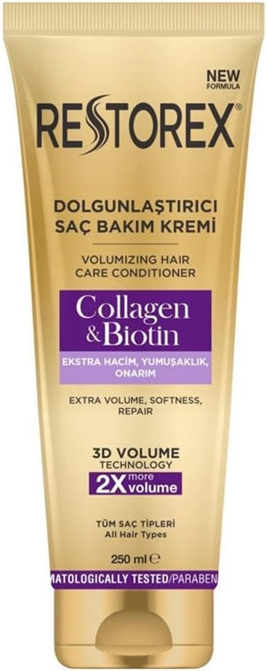 Dolgunlaştırıcı Saç Bakım Kremi Collagen & Biotin 250 Ml