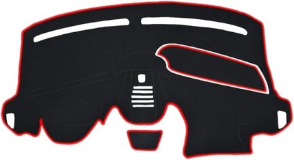 Torpido Koruma Halısı Siyah Kenar Renk Kırmızı Ford Courier Ekranlı 2013-2020 ile uyumlu