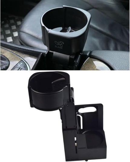 Mercedes Benz W212 E-Serisi 2010-2013 A2126800110 İçin Araba Ön Orta Konsol Su Bardaklık Ekleme Çerçevesi (Siyah)