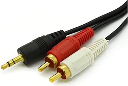 4654 3.5mm Stereo To 2 Rca Aux Tos Ses Kulaklık Kablosu, 1.5 m
