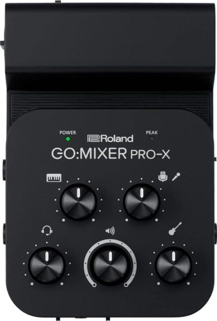 GO:MIXER PRO-X akıllı telefonlar için ses mikseri, 7 ses kaynağına bağlayın ve karıştırın, sosyal içeriğinize ve canlı yayınlarınıza stüdyo kalitesi ekleyin | iOS ve Android cihazlarla uyumlu