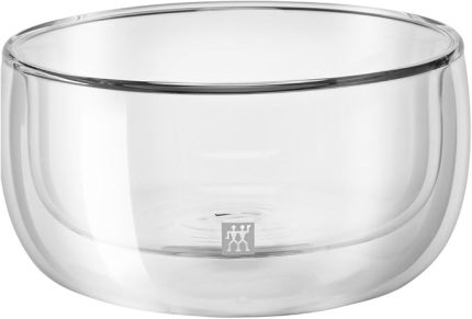 Sorrento Çift Camlı 2'li Kase Seti, Şeffaf, 280 ml