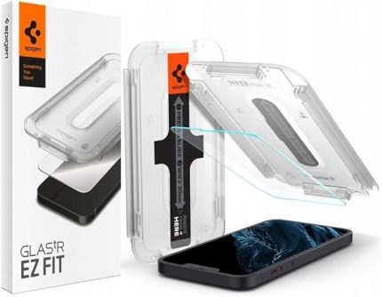 iPhone 17e / 16e / 14 / 13 Pro / 13 ile Uyumlu Kolay Kurulum Cam Ekran Koruyucu GLAS.tR EZ Fit HD Şeffaf - AGL03724 (Spigen TR Garantili)