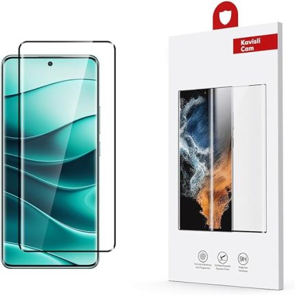 Xiaomi Redmi Note 14 Pro 4G Ekran Koruyucu Cam Tam Kapatan Dias Dias Siyah
