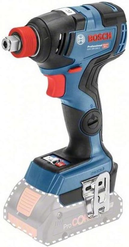 Professional GDX 18V-200 C Akülü Darbeli Somun Sıkma (18 Volt, SOLO, Karton Kutuda, 200 Nm maks. tork, 1/4" altıgen uç girişi, 1/2" kare uç girişi)