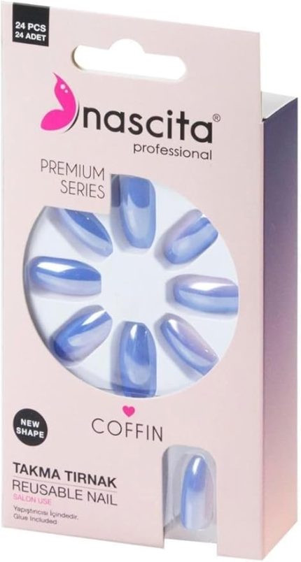 24'lü Coffin Renkli Takma Tırnak - 183