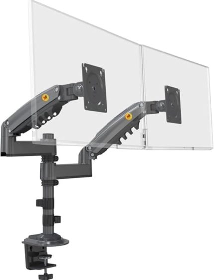 Bayou NB H180 Çift Kol Profosyonel Amortisörlü 17"-27" Uyumlu Monitör Standı