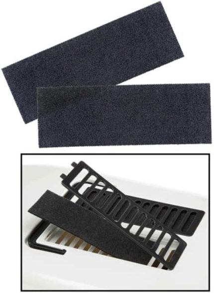 Önleyici Filtre Kapalı Kedi Tuvaleti için 2 adet Set Orjinal Karbon Filtre Dikdörtgen 20x6,5cm