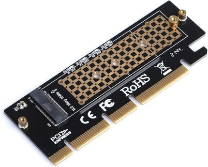 NVMe M.2 SSD - PCI-e X16 Anakart Dönüştürücü Kart (DK-AC-PEM16X)
