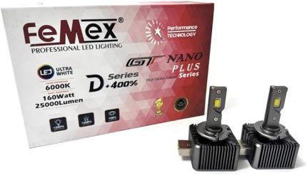 Gt Nano Plus D3S Led Xenon 160W 25.000 Lumen