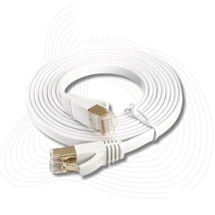 Lunatic 6242 Cat7 Rj45 Modem Internet Kablosu 10 Metre 10gbps 600mhz UÇLARI FABRİKASYON TAKILI Bilgisayar Modem İnternet Ethernet Kablosu (10 Metre)