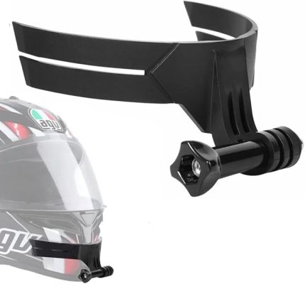 Motosiklet Kask Çene Yapıştırıcılı Telefon ve Aksiyon Kamera Tutucu