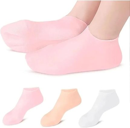 Silikon Ayak Bakım Çorabı, Nemlendirici Jel Destekli, Çatlak Önleyici, Ölü Deri Atıcı, Ayak Bakımı İçin İdeal, Yumuşak ve Rahat Tasarım, Tekrar Kullanılabilir, Unisex
