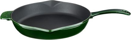 Metal Premium Serisi - Döküm Kızartma Tavası, Yuvarlak, 28 cm, Majolik Yeşil