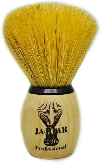 236 Profesyonel Ahşap Saplı Doğal Kıl Tıraş Fırçası,%100 Doğal Kıl, Küçük Boy