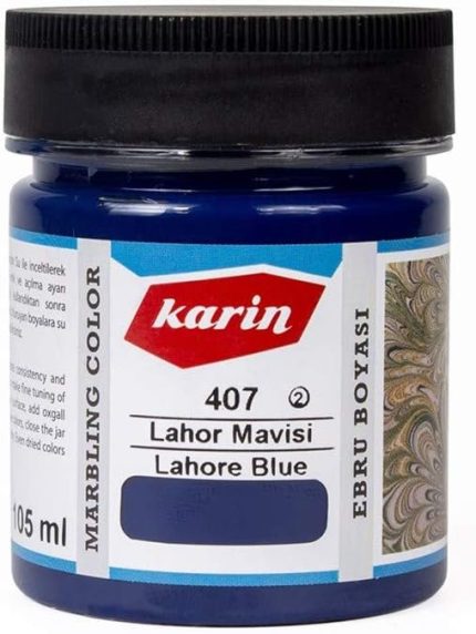 Ebru Boyası 105ml - Lahor Mavisi 407