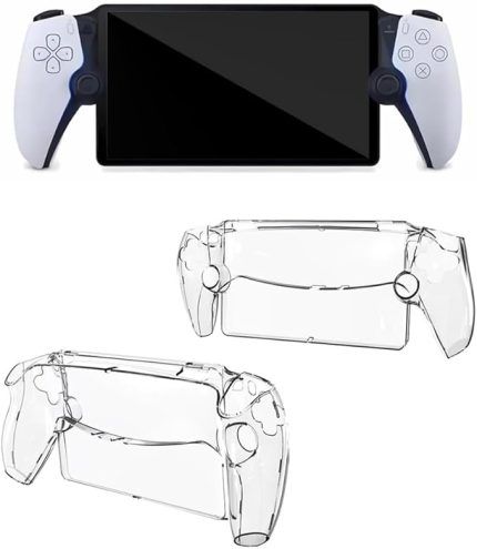 Sony Playstation Portal Oyun Konsolu için Koruyucu Kılıf Şeffaf Kılıf Çizilmez Koruyucu Kapak Playstation Portal Aksesuarları için (Şeffaf)