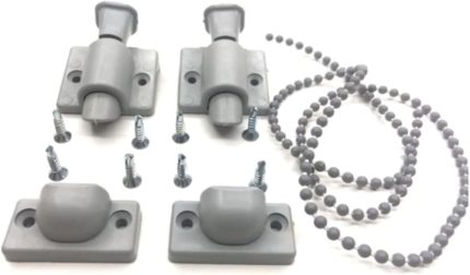 Cam Balkon Plastik Kilit Aparat Parça Set