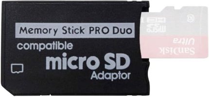 Mikro SD Memory Stick Pro Duo Kart Okuyucu PSP ile Uyumlu MS Pro Duo Kartı Adaptörü Tek Yuvalı TF Bellek Mini SD Kart Dönüştürücü