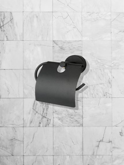 Paslanmaz Siyah Wc Kagitlik Geniş Kapakli Tuvalet Kagitligi Tuvalet Kagidi Askisi