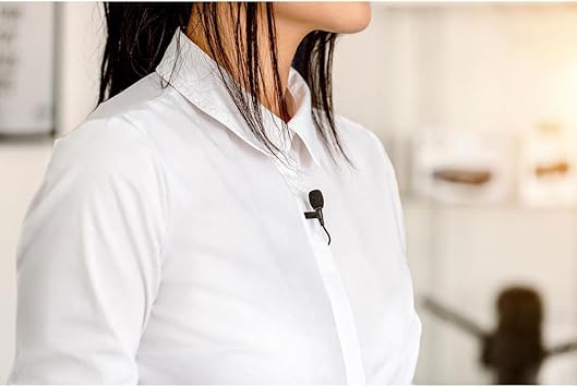 Lavalier GO, Wireless GO Serisi ile Uyumlu Profesyonel Lavalier Mikrofon, 3.5 mm Jak, 4.5 mm Kapsül, Pop Filtre (Siyah) - Görsel 2