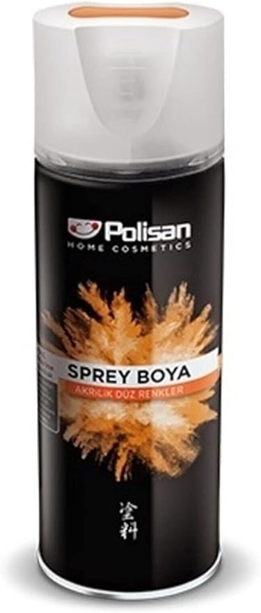 Akrilik Sprey Boya Parlak Siyah (Ral9005) 400 Ml