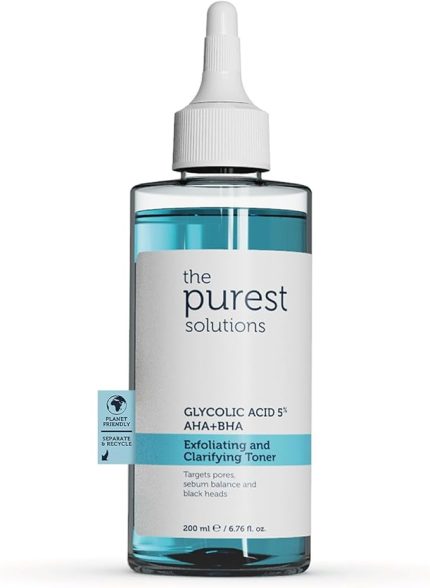 Purest Solutions, Canlandırıcı ve Gözenek Sıkılaştırıcı Tüm Ciltler için Glikolik Asit Tonik 200 ml