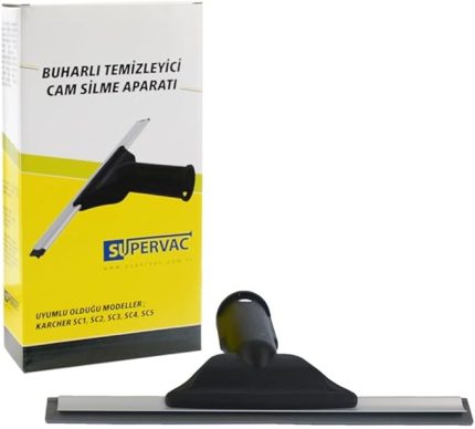 SC Serisi Buharlı Temizleyiciler için Cam Temizleme Aparatı Lastik Silici, Karcher ile uyumlu