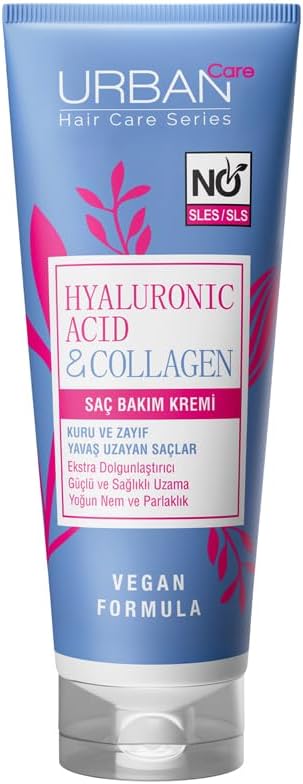 Care Hyaluronik Asit & Kolajen Kuru ve Cansız Saçlara Özel Saç Bakım Kremi 250 ml- Vegan