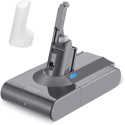 Dyson V8 SV10 İle Uyumlu Süpürge Bataryası 4000 Mah Yüksek Kapasite, Yüksek Performans Uzun Kullanım Li-ion Muadil Batarya SV10, Absolute, Absolute Cord-Free, Animal, Animal