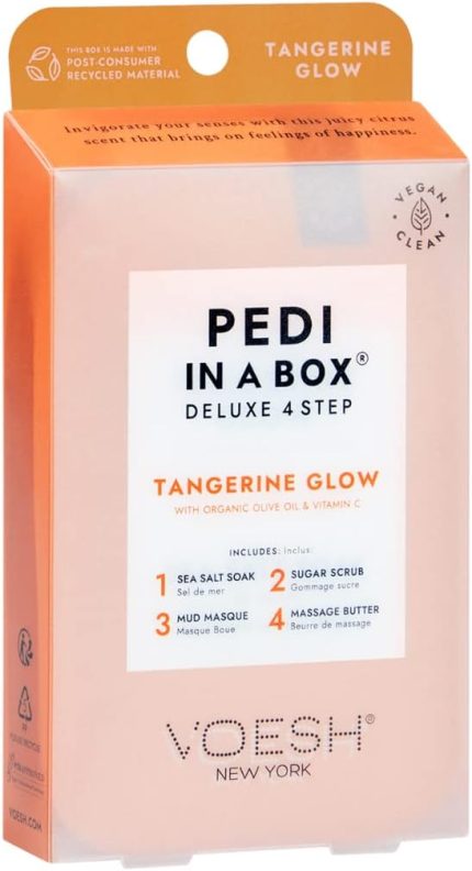 Pedi In A Box Deluxe 4 Adımlı Pedikür Seti Mandalina