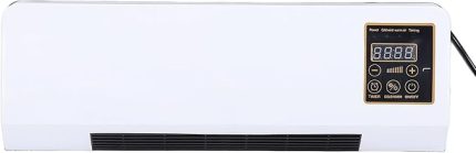 Akıllı Duvar Monte Isıtıcı Soğutucu Taşınabilir Taşınabilir Yatak Odası Ve Banyo Abs, PP 1800W Akıllı Duvar Isıtıcı Soğutucu (AB fiş 220v)
