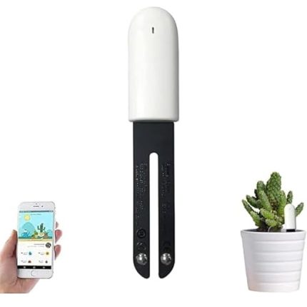 BestCon 4'ü 1 arada bitki nem ölçer, sulama göstergesi, akıllı toprak test cihazı bitkilerin nemini/ışık/doğurganlığı/sıcaklık seviyesini otomatik olarak izler, Mijia uygulaması için (1 paket)