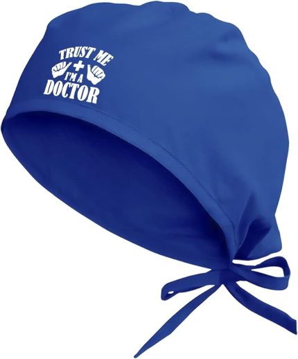 Trend Doktorlara Özel Tasarım Baskılı Cerrahi Bone Mavi