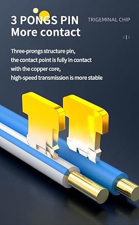 Plus PrimeX PX-560C6 RJ-45 Cat6 100 Lü Paket Yeni Nesil RJ45 Jack UTP - Görsel 5