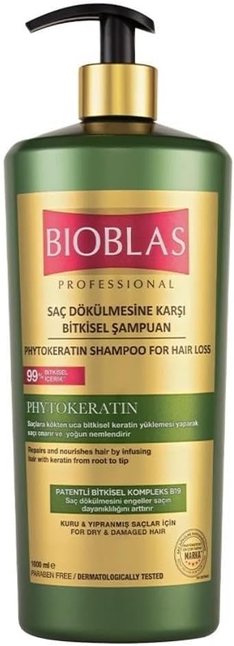 Phytokeratin Kuru & Yıpranmış Saçlar Saç Dökülmesine Karşı Şampuan 1000 ml